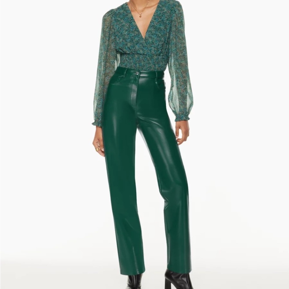 NWT Aritzia the Melina pant - faux leather